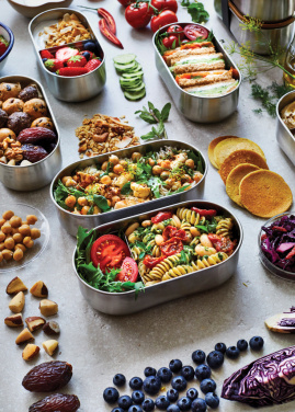 Logotrade kampanjprodukter bild: Black+Blum Dubbel Rostfri Bento-låda