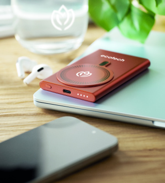 Logotrade presentreklam bild: Trådlös powerbank