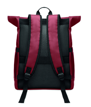 Logotrade reklamprodukter bild: Rolltop dataryggsäck 600D