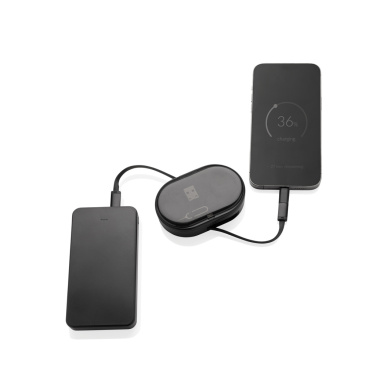 Logotrade reklamprodukter bild: Chargevix Multifunktionell 60W laddning i RCS återv. plast