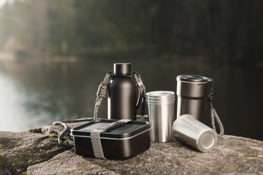 Logotrade presentreklam bild: VINGA Parks RCS återvunnet stål mugg, 4 st, 250 ML