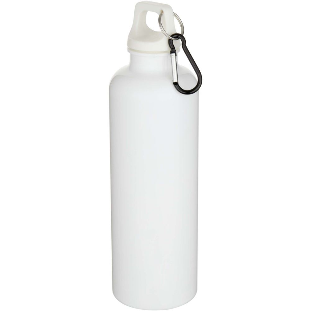 Logotrade kampanjprodukter bild: Oregon 750 ml vattenflaska av återvunnen RCS-plast med karbinhake