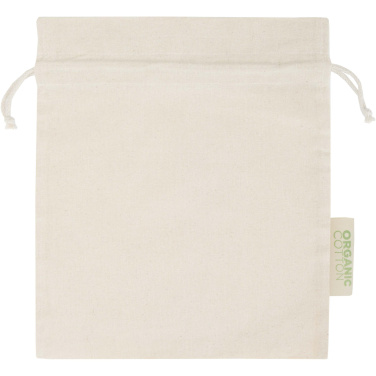 Logotrade profilprodukter bild: Odisha 140 g/m² presentpåse av ekologiskt OCS-material – 30 x 25 cm