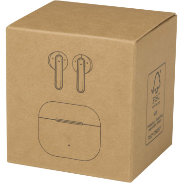 Logotrade profilreklam bild: Altais True Wireless Bluetooth®-öronsnäckor av återvunnen plast