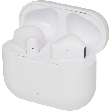 Logotrade profilreklam bild: Altais True Wireless Bluetooth®-öronsnäckor av återvunnen plast