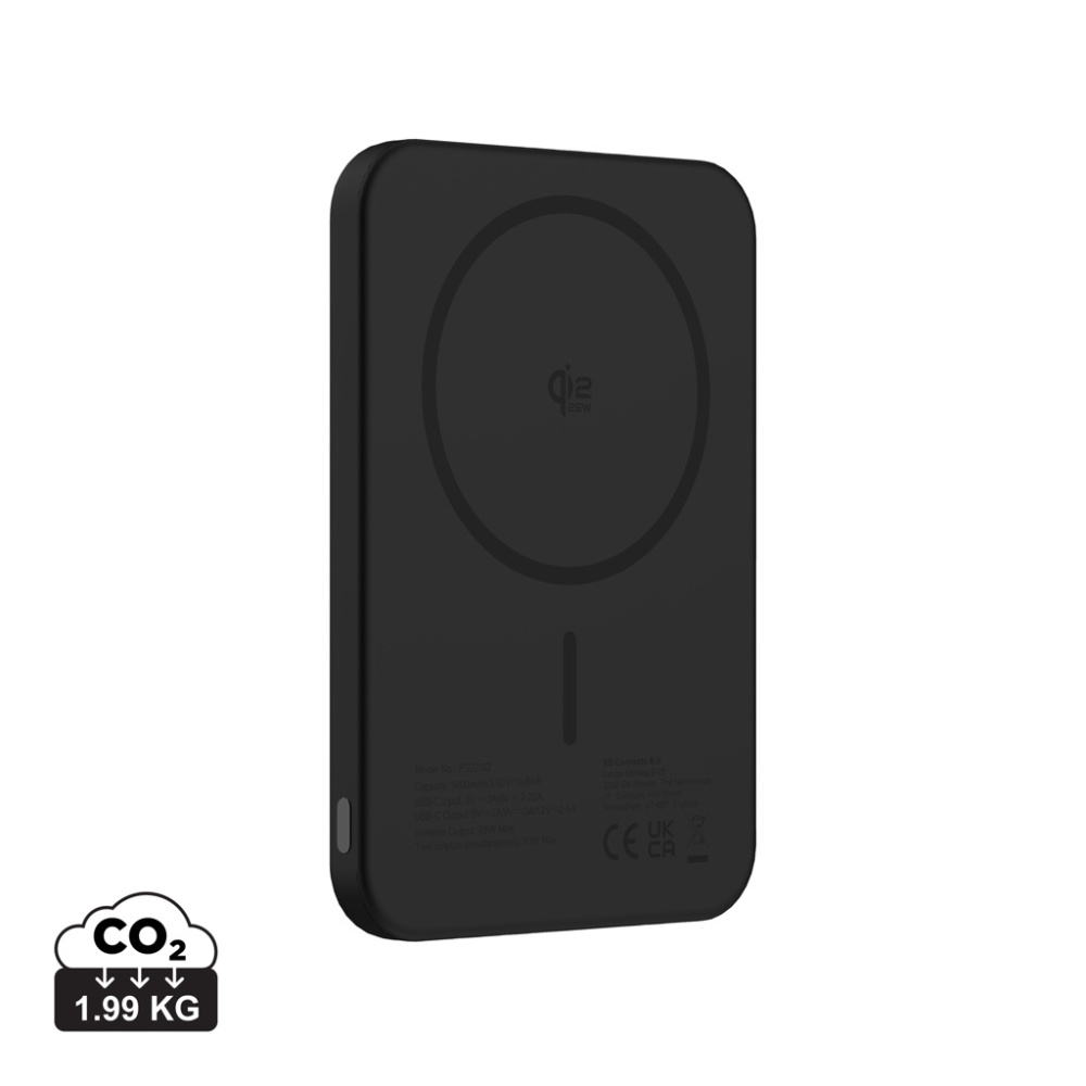 Logotrade profilreklam bild: Urban Vitamin Pomona 5000 mAh Qi2.2 25W magnetisk powerbank
