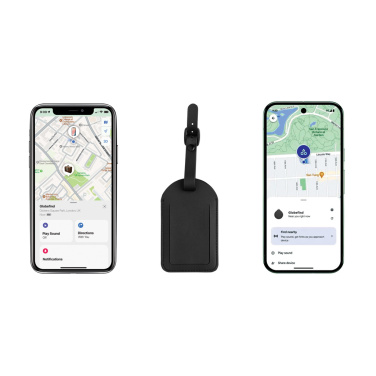 Logotrade profilreklam bild: Globefind Dual RCS bagagetagg med global spårning