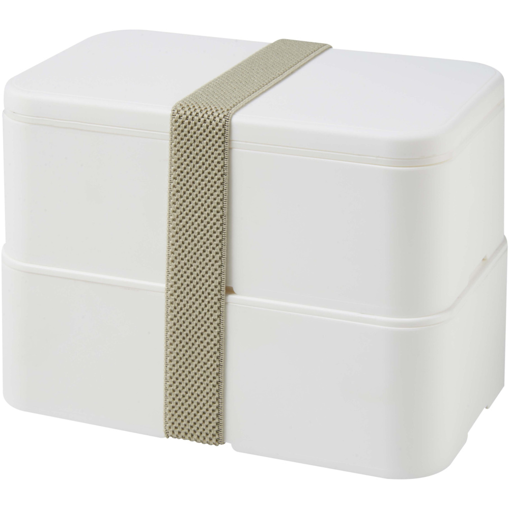 Logotrade kampanjprodukter bild: MIYO POP 700 + 700 ml lunchlåda i dubbla lager