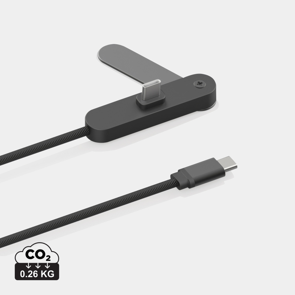 Logotrade kampanjprodukter bild: Aluvia RCS 65 W PD-kabel med justerbart telefonställ